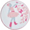 Koupelnová předložka Grund Ballerina růžová průměr 60 cm