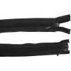 Zip Zip spirálový dělitelný 4mm délka 45 a 50 cm - dvoucestný barva 39 černá délka 45 cm