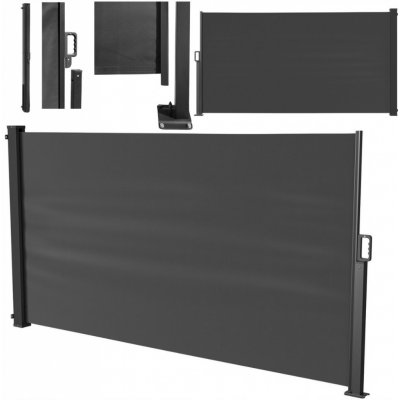 LIVARNO home Boční markýza, 160 x 300 cm, antracitová – HobbyKompas.cz