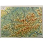 Beskydy 1:100 000 - plastická mapa 100 x 75 cm – Hledejceny.cz