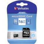 Verbatim MicroSDHC 16 GB 44082 – Hledejceny.cz