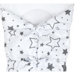 New Baby zavinovačka hvězdy šedé Bílá – Sleviste.cz