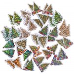 DP Craft Vinylové samolepky vánoční stromky 46ks – Zboží Dáma