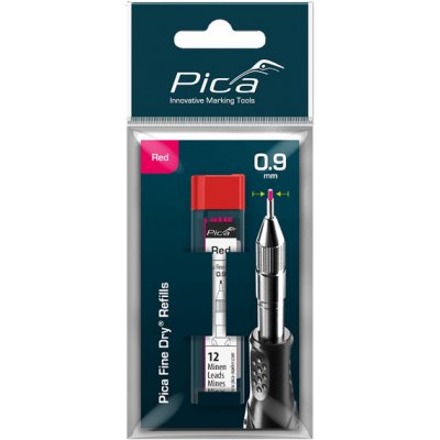 Tuhy Pica Fine Dry 7031 náhradní červené na blistru – Zboží Dáma