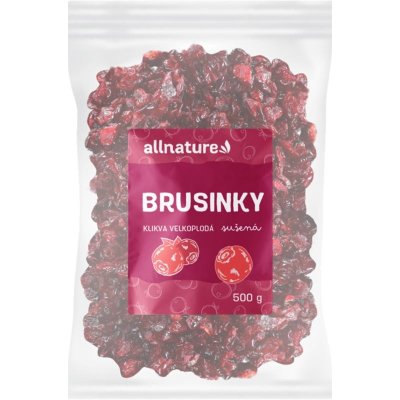 Allnature Brusinka sušená 500 g – Hledejceny.cz