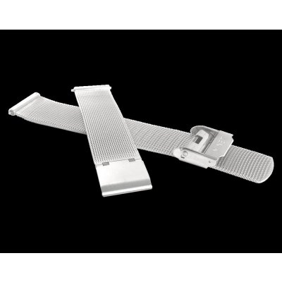 Minet Stříbrný kovový tah mesh Band Original Silver MPSMS14 – Zboží Mobilmania