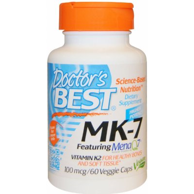 Doctor’s Best Vitamin K2 MK-7 100 µg 60 kapslí – Hledejceny.cz