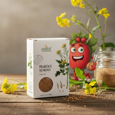 Grešík Hořčice semeno 100 g – Zboží Dáma