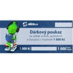 Elektronický dárkový poukaz Alza.cz na nákup e-knih, audioknih a časopisů v hodnotě 1000 Kč – Zboží Mobilmania