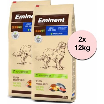 Eminent Grain Free Adult Large Breed 27/14 2 x 12 kg – Sleviste.cz