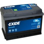 Exide Excell 12V 74Ah 680A EB741 – Hledejceny.cz