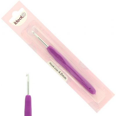 Ideal kovový háček s ergonomickou rukojetí 4mm – Zboží Dáma