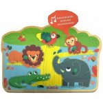 Djeco vkládací puzzle zvířátka z jungle se zvuky – Hledejceny.cz