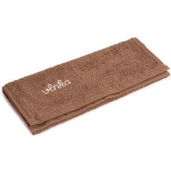 Vlnka Bavlněný ručník hnědá - 30 x 50 cm