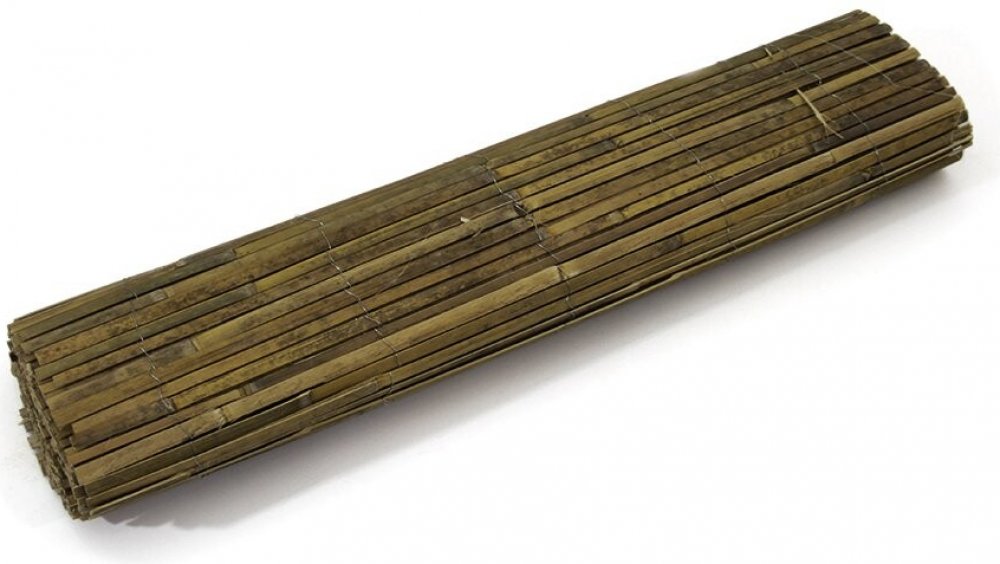Bambusová stínící rohož "štípaný bambus nelakovaný" - délka 500 cm a výška  200 cm | Srovnanicen.cz