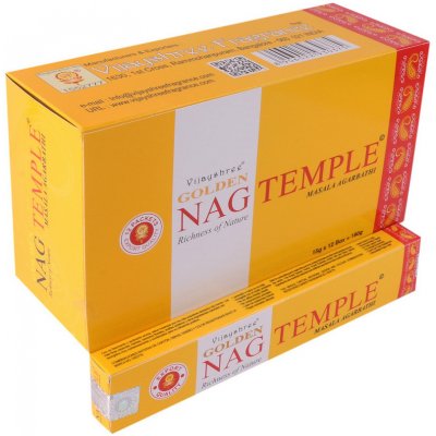 Vijayshree Golden Nag vonné tyčinky Temple Chrám 15 g – Hledejceny.cz