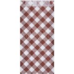 Papírový sáček Karo 9+2 5 x 20 cm na párek v rohlíku – Zboží Dáma