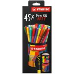 Stabilo Pen 68 45ks ARTY v kovové dóze – Zboží Dáma Stabilo Pen 68 45ks ARTY v kovové dóze – Zboží Dáma