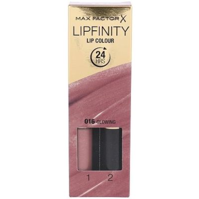 Max Factor Lipfinity 24HRS Lip Colour dlouhotrvající rtěnka s balzámem 016 Glowing 4,2 g – Zboží Mobilmania