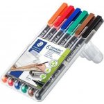 Staedtler Lumocolor 313 6 barev 313 WP6 – Zboží Živě