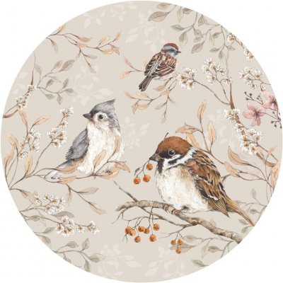 Dekornik Nástěnná dětská samolepka Birds in a Circleø 150 cm – Zboží Mobilmania