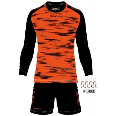 Givova Kit brankářský set fluo orange-black – Zbozi.Blesk.cz