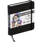 Sketchbook Darwi 14x14 Black – Zboží Dáma