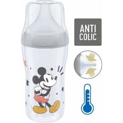 NUK láhev Perfect Match DISNEY Mickey GREY 260 ml – Zboží Dáma