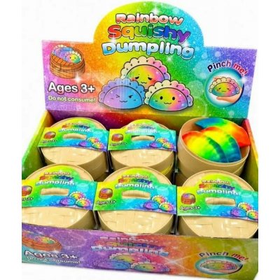 Squishy Dumpling mačkací antistresový knedlíček s kuličkami v košíku – Zbozi.Blesk.cz