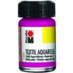 Marabu textil aquarelle barva na textil 15 ml růžová magenta 014 – Zboží Dáma