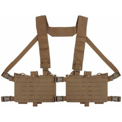 Wosport dělený taktický Chest rig Alpha Coyote – Zboží Dáma