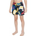 Nike Swim-Tossed Flags 4 inch chlapecké plavky Černá – Zboží Dáma