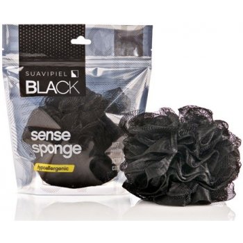 Suavipiel pánská smyslná houba na mytí Black Sense Sponge