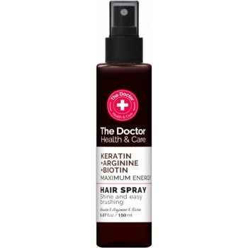 The Doctor Health & Care Keratin + Arginine + Bioton Maximum Energy sprej pro jemné vlasy 150 ml