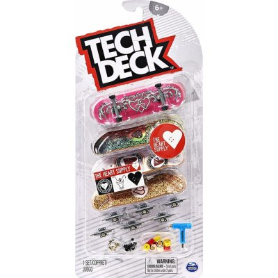 Tech Deck Fingerboard čtyřbalení The Heart Supply – Hledejceny.cz
