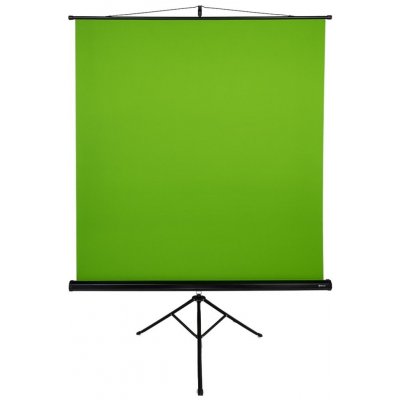 AROZZI Green Screen, zelené plátno pro fotografy a streamery, mobilní trojnožka 90\&quot; (228 cm), 157 x 157 cm, case černý (POZARO0016-7) – Zbozi.Blesk.cz