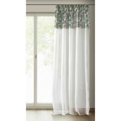 ZÁVĚS BOTANIC NA PÁSCE 140X250 CM BÍLÝ – Hledejceny.cz