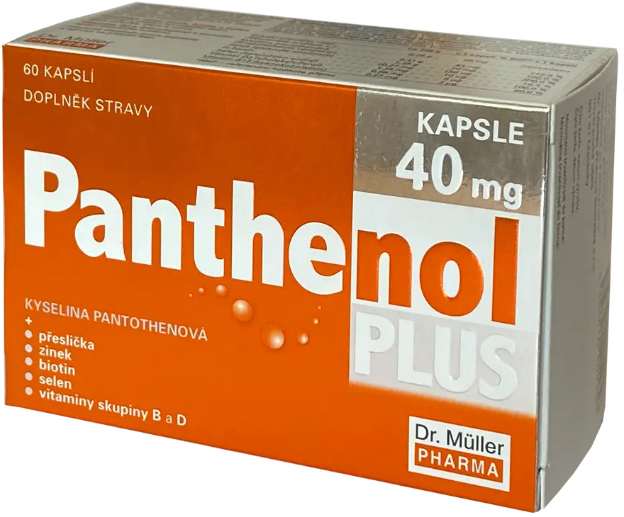 Dr.Müller Panthenol PLUS 40 mg 60 kapslí