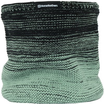 Horsefeathers Lota Knitted Neck Warmer iceberg green/black 25/26 – Zboží Mobilmania