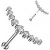 Piercing Šperky4U piercing do brady labreta TITAN TIT1269-C