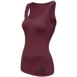 SENSOR MERINO AIR dámské triko bez rukávu port red – Zbozi.Blesk.cz