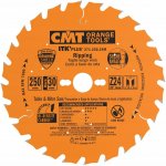 CMT ITK Ultra tenký kotouč pro podélné řezy D250x2,4 d30 Z24 HM – Sleviste.cz
