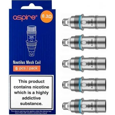 Aspire Nautilus Coil 0.3 ohm 5 ks – Hledejceny.cz