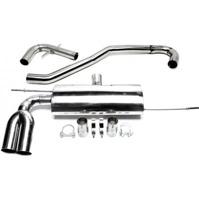 TA Technix závodní nerezový catback výfuk VW Golf V htb (1K, 04-08) kromě 4Motion, 2x 76 mm rovná nerezová koncovka bez pertlu – Hledejceny.cz