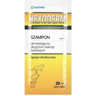 Eurowet Hexoderm Šampon pro hlodavce a chlupatá zvířata 20 ml – Hledejceny.cz