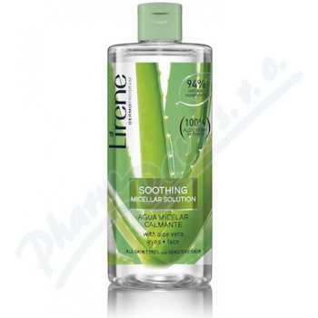 Lirene Aloe Vera zklidňující micelární voda pro všechny typy pleti 400 ml