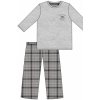 Pánské pyžamo Cornette 124/185 Base Camp 3 pánské pyžamo dlouhé šedé