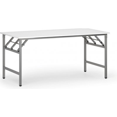 B2B Partner Fast Ready 160x80 cm šedostříbrná / podnož bílá – Zbozi.Blesk.cz