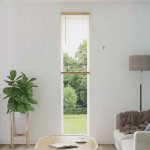 VENKOVNÍ ŽALUZIE SVĚTLE HNĚDÁ SE VZOREM 213X50CM PVC – Hledejceny.cz