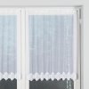 Záclona Dekorační metrážová vitrážová záclona VIOLA bílá výška 90 cm MyBestHome
